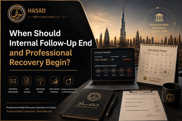 When Should Internal Payment Follow-Up End and Professional Collection Begin?