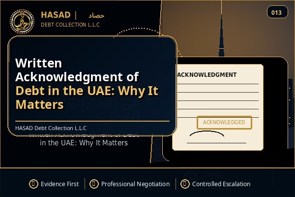 Written Acknowledgment of Debt in the UAE: Why It Matters
