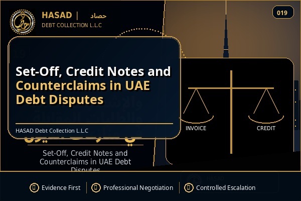Set-Off, Credit Notes and Counterclaims in UAE Debt Disputes