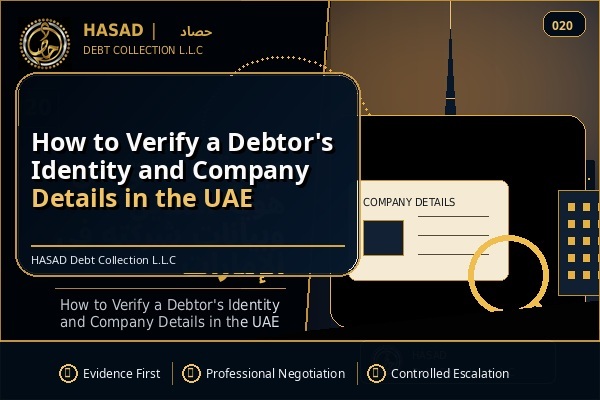 How to Verify a Debtor's Identity and Company Details in the UAE
