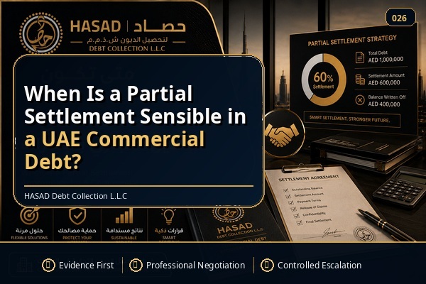 When Is a Partial Settlement Sensible in a UAE Commercial Debt?