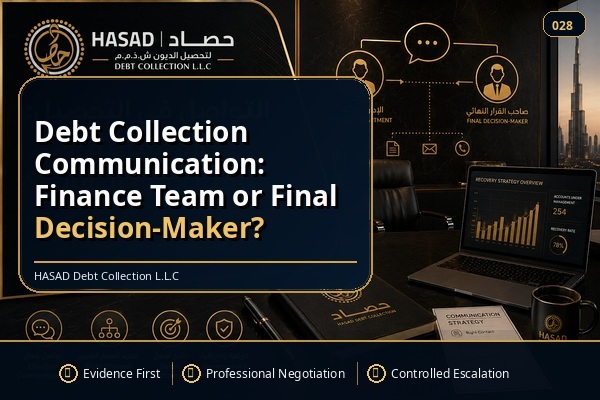 Debt Collection Communication: Finance Team or Final Decision-Maker?