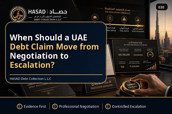 When Should a UAE Debt Claim Move from Negotiation to Escalation?