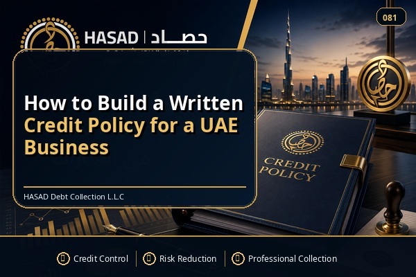 How to Build a Written Credit Policy for a UAE Business